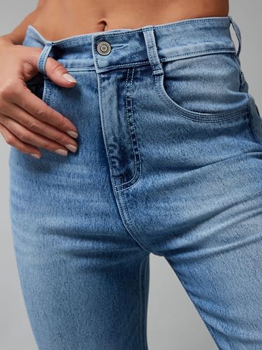 Image of Dolce Crudo Women's High Waist Straight Fit Jeans
