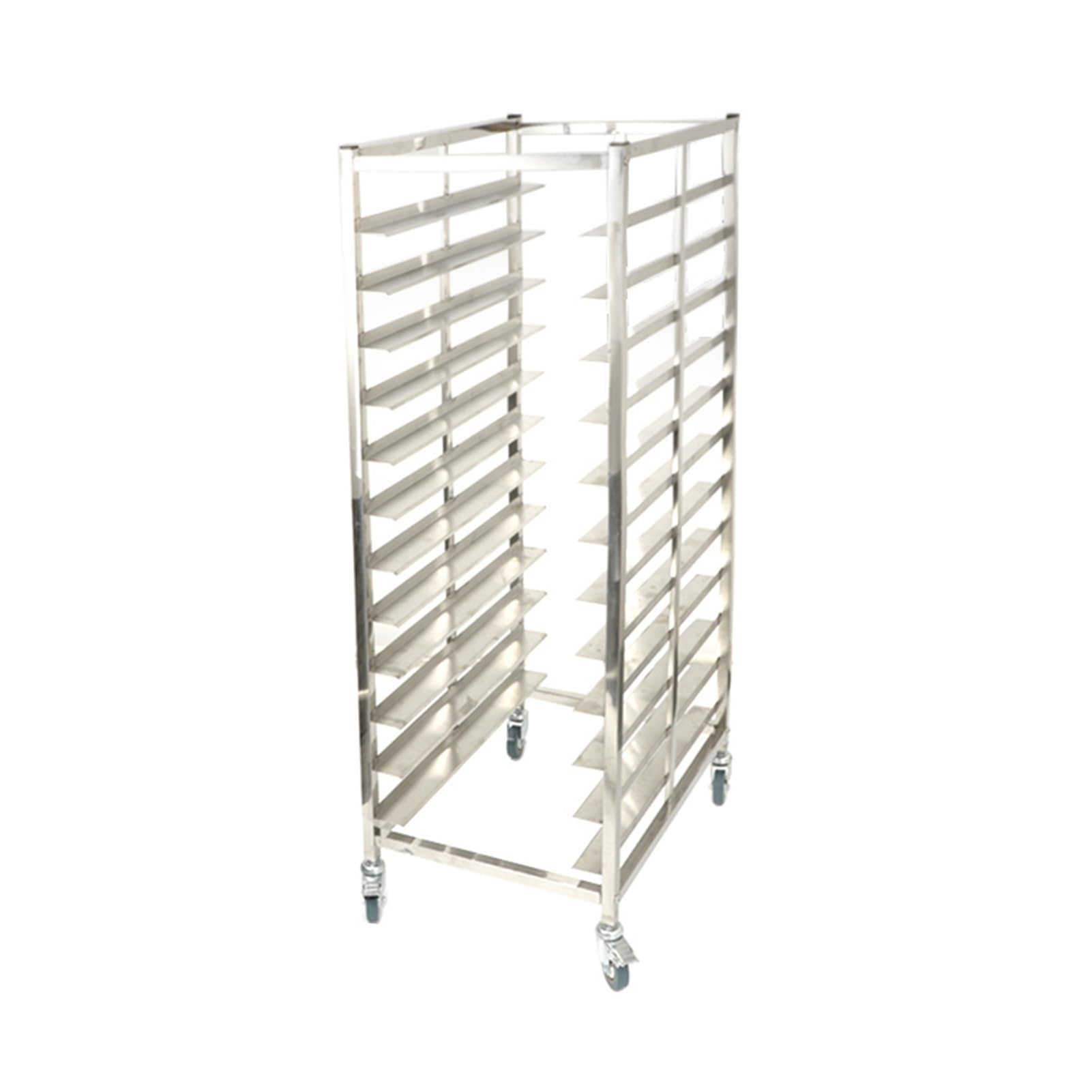 Estante para panadería, estante rodante para hornear comercial y casero, estante de acero inoxidable resistente, equipo de panadería portátil y duradero