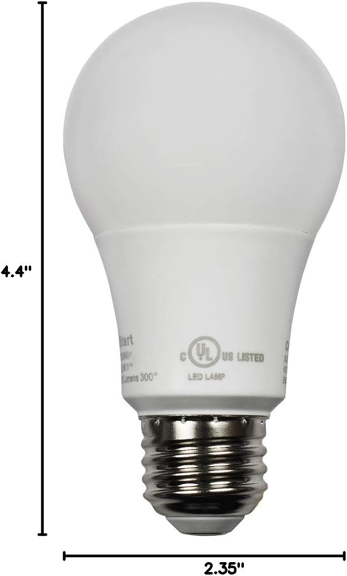 Norman Lamps LED-A19OMNI-27K Warm-White 2700K - Volts: 120V, Watts: 9W, Type: LED A19