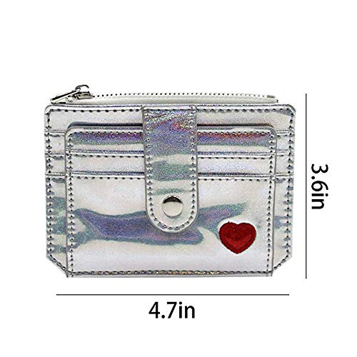 Rfid Blocking Holographic Glitter Credit Card Holder Slim Card Case Wallet Women Girls #TOP4