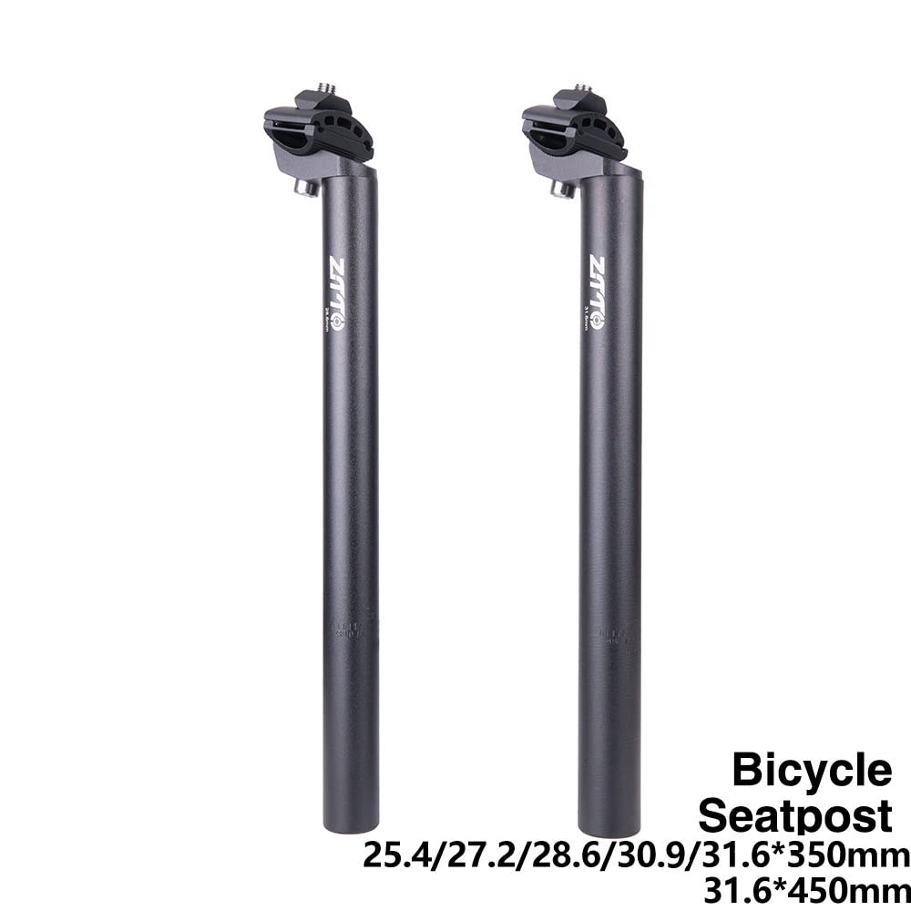 Colliers De Selle Pour VéLo MTB Siège de bicyclette Post SIÈVRE SIÈGE 25.4 27.2 28.6 31. 30.9 350mm 450mm Road VTT Tube Équipement fixe(25.4x350mm)