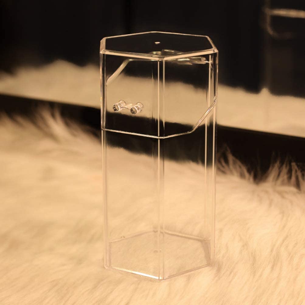 Stifthalter, Bleistifttopf, Schreibwaren, Aufbewahrung, Organizer, Behälter, transparenter Acryl-Make-up-Pinselhalter mit 1000 Stück Perlen, Bleistift, Stiftehalter, Tasse, Kosmetikbehälter, Schreibti