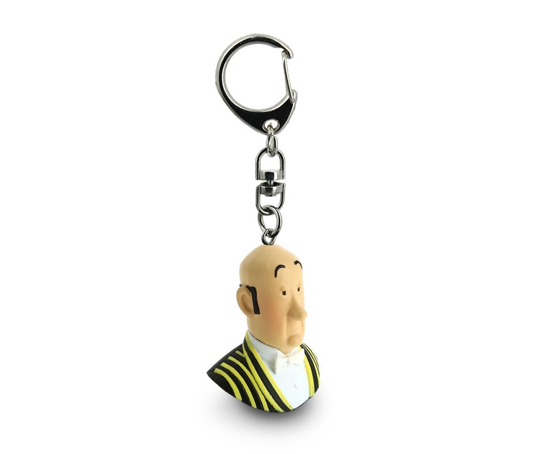 Keyring chain bust Tintin Nestor Moulinsart 4cm 42321 (2017)