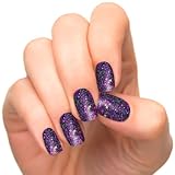 Incoco Nail Polish Strips, Glitter Nail Color, Galactic Glitz