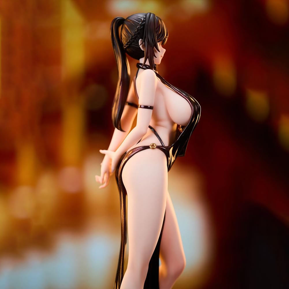 Ilustracja Shiho Miyamae figurka 27 cm skala 1/6 | PVC Stutue Oryginalne figurki malarskie Party Dress Ver. Figurka | Ozdoby dekoracyjne Prezent urodzinowy dla fanów