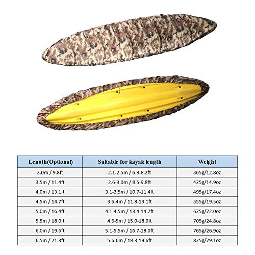Funda para kayak universal e impermeable ideal para canoas de pesca 6