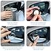 Blind Spot Mirrors 2 Pack, Convex Blindspot Mirror for Car Truck, Wide Angle Side Mirror Blindspot, Universal Fit Car Side View Mirror Blind Spot (Black, Paste)
