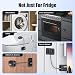 Refrigerator Locks with Password, Child Proof Fridge Door Locks for Kitchen Refrigerator, Cabinets and Drawers, Closets, Windows, Doors-No Tools Need or Drill (Patent) (Black - 1 Piece)