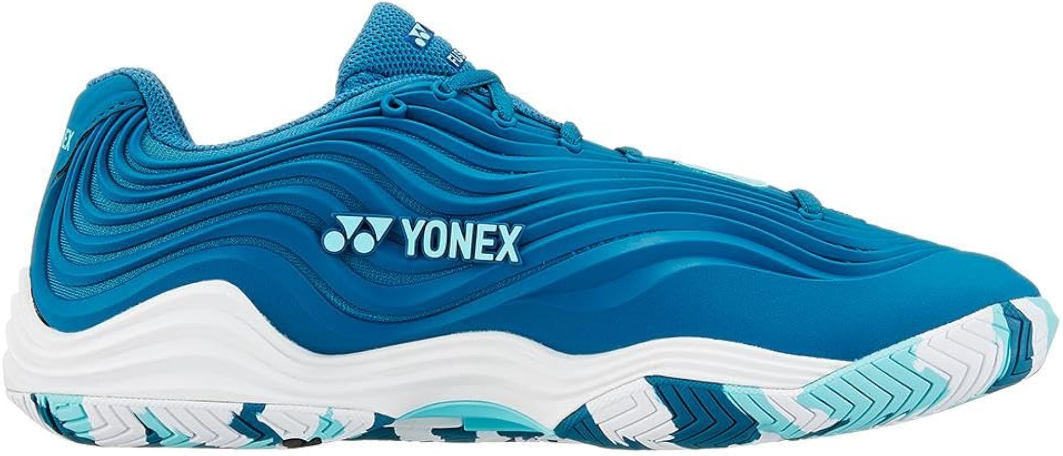 Amazon.com | YONEX Men`s Fusionrev 5 Tennis Shoes Blue and Green