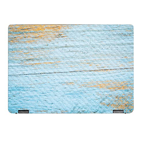 MightySkins Carbon Fiber Skin Compatible with Lenovo IdeaPad Flex 5 16" (2022) Full Wrap Kit - Distressed Wood | Protective, Durable Textured Carbon Fiber Finish | Easy to Apply | Made in The USA