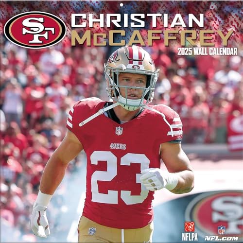 Turner Licensing, NFL Christian McCaffrey - Calendario de pared 2025