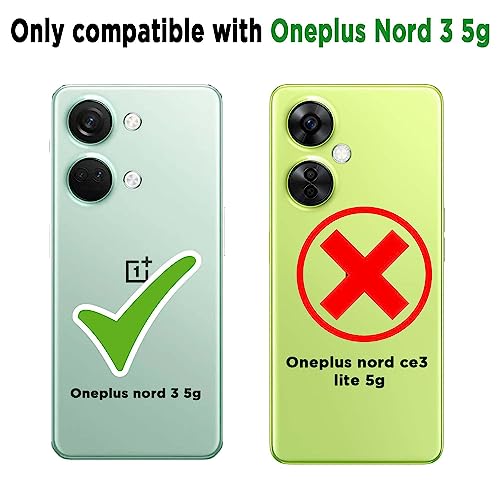 Image of Pikkme OnePlus Nord 3 5G Back Cover | Crystal Clear Transparent Back | Ultra Hybrid | Full Camera Protection | Raised Edge | Bumper Back Case (Black)