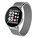 ZGNB Orologio Intelligente da Uomo E da Donna W8 W8 Circular Sports Impermeabile Smartwatch Fitness Tracker Frequenza Cardiaca Pressione Sanguigna Smart Orologio per Android iOS,F