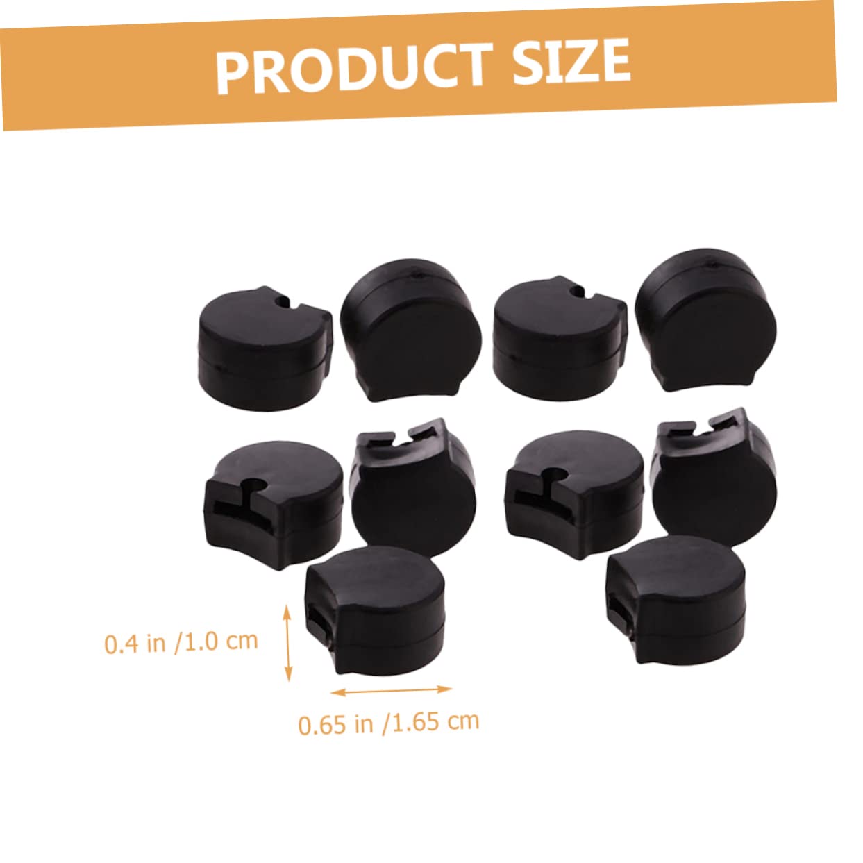 NULYLU 10pcs Clarinet Parts Saxophone Thumb Rest Cushions Comfortable and Clarinet Accessories