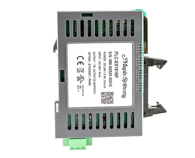 Image of Compact PLC, Kit, 16 Digital Inputs /Outputs, Built-in PID Control, High-Speed Counter, 24VDC, Maple Systems, PLC-ES1616P-KIT