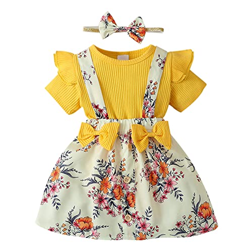 Image of Hopscotch Girls Cotton and Spandex Overall set