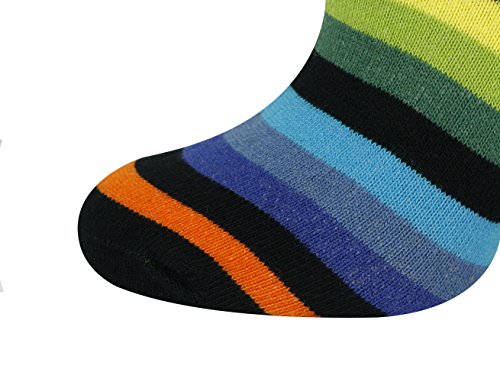 Image of Mysocks Unisex Extra Fine Combed Cotton Rainbow Socks | Seamless Toe | Reflect Your Style | Make Your Steps Enjoyable