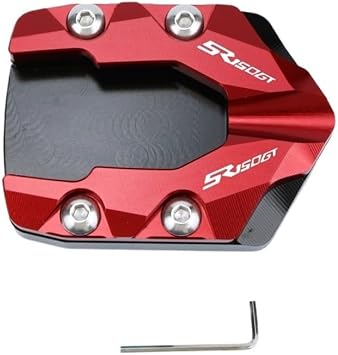 Motorcycle stand pad Motorcycle Accessories Kickstand Foot Side Stand Support Extension Enlarger Pad For For Voge SR150GT SR 150GT Support Plate