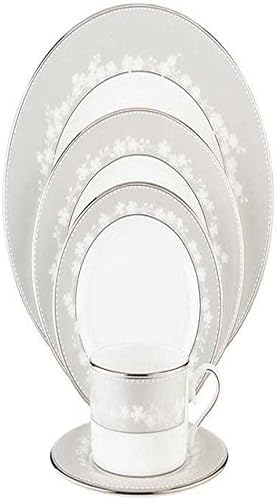 Miniatura 4 de Lenox Bellina Bone China Platino Banded Azucarero