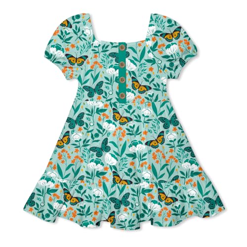 Girls 3 Tier A-Line Dress, Kids 2-10 Years