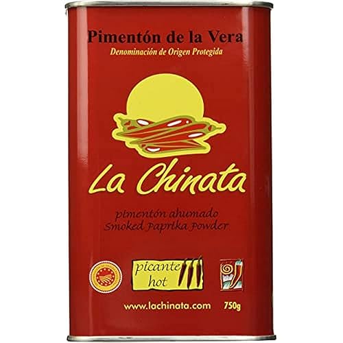 La Chinata. Polvo de pimentón ahumado caliente. Lata de 26.46 oz (1.65 libras).
