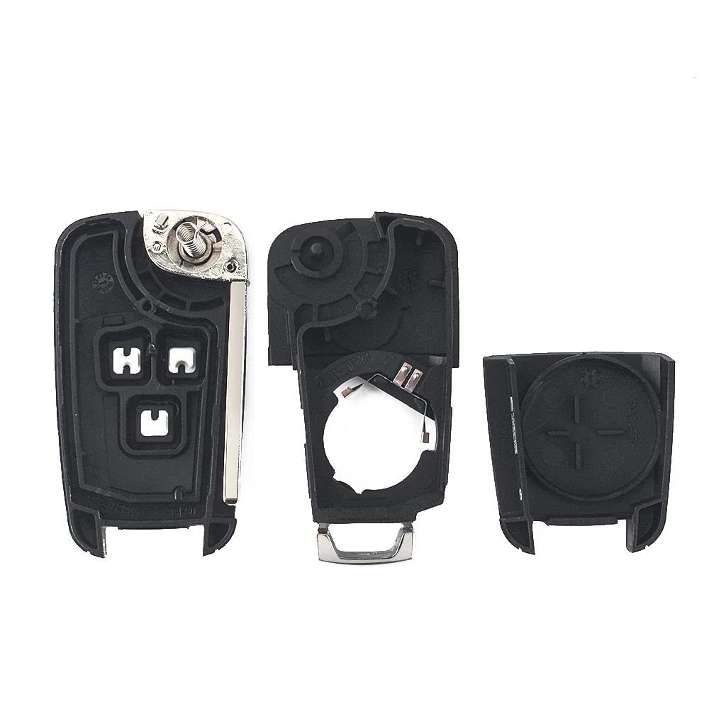 Guscio Chiave Auto Ribaltabile Per Chevrolet Per Cruze Per Epica Per Lova Per Camaro Per Impala 2 3 4 5 Pulsanti Lama(5 Buttons)