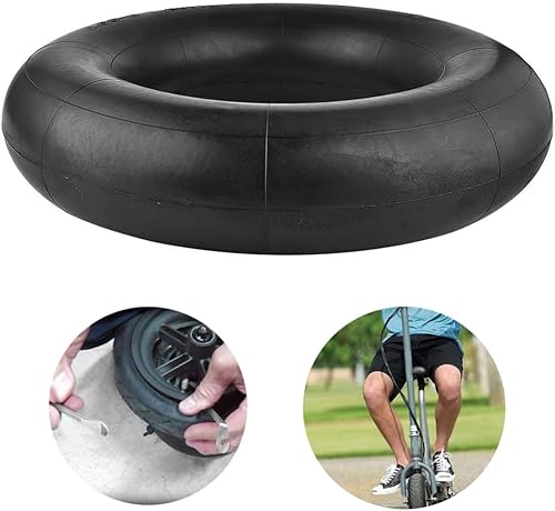 Miniatura 8 de Hajimia Tubo interior de carretilla Tubo interior 3.50-8 Tubo de válvula recto de repuesto de goma resistente Tubo interior inflable para carrito