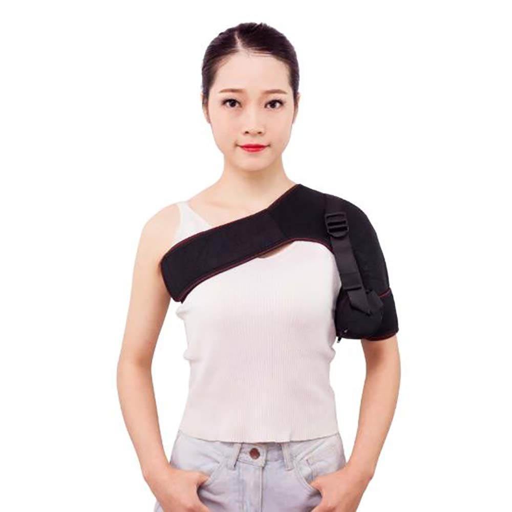 Schulterbandage, Schulterkompressionshülse Gurtwickel Bietet Unterstützung und Erleichterung bei Rotatorenmanschette, Schulterschmerzen,Leftshoulder