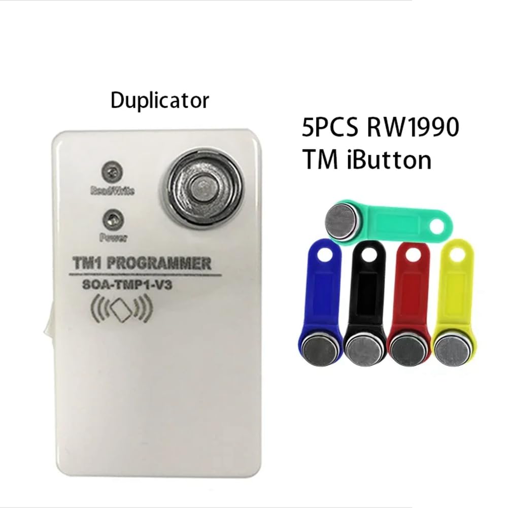 TM1 Duplicatore Fotocopiatrice RFID Portatile RW1990 TM1990 TM1990B Ibutton -1990A 125KHz EM4305 T5577 EM4100 Lettore di Schede TM,A