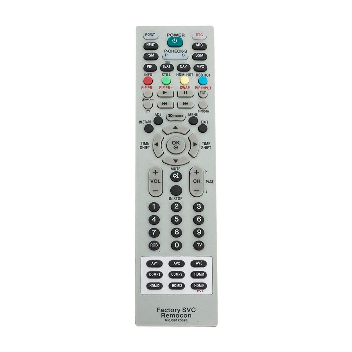 REMOTEX LG Compatible Service Remote Control MKJ39170828, for LCD LED Smart TV-image-2