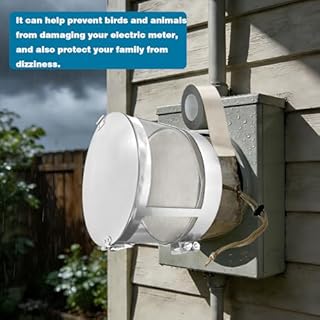 Smart Meter Cover E mf Blocker for Home WiFi Blocker Faraday Cage E mf Blockers for Home EMP Protection R F-R adiation S hield Guard Stainless Steel 304 Faraday Box Large E M F Protection Fabric Tape