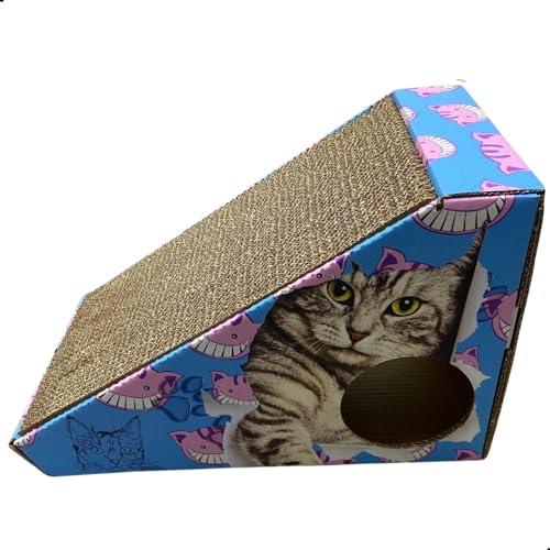 Arranhador para Gatos em Kraft Rampa de Arranhar Antiestress Casinha Pet