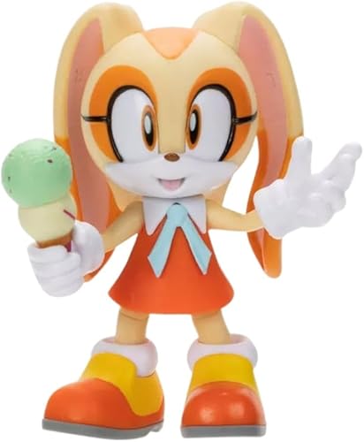 Miniatura 2 de Sonic The Hedgehog Wave 13 - Mini figura de 4 pulgadas con cono de helado