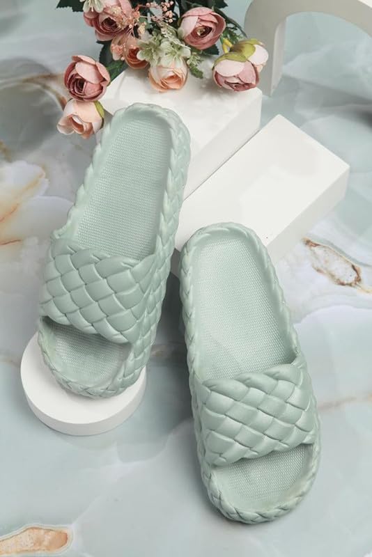 Image of Richmen Slippers For Women Sandals Casual Open Toe Non Slip Flats Girls Sliders Flip Flops Chappals Ladies Clogs Stylish Bedroom Sleeper Slides
