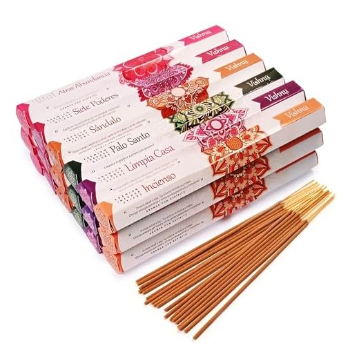 Incienso Premium Combo ABUNDANCIA – 360 Varillas | 6 Aromas Naturales de la India | con Resinas, Flores y Aceites Esenciales | 3 Cajas x 6 Tubos Hexagonales | para Prosperidad, Meditación y Bienestar