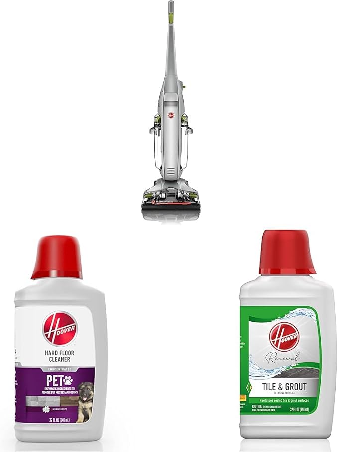 Hoover FloorMate Deluxe Hard Floor Cleaner Machine, Silver