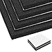 Phiocxem 8 Pcs Adhesive Foam Padding Sheets 4” X 4” X 1/8”/3mm Thick,Black Closed Cell CR Foam Pads Anti-Slip,Neoprene Rubber Pad Self Stick for Furniture Protection,Containers,Halloween Decor,
