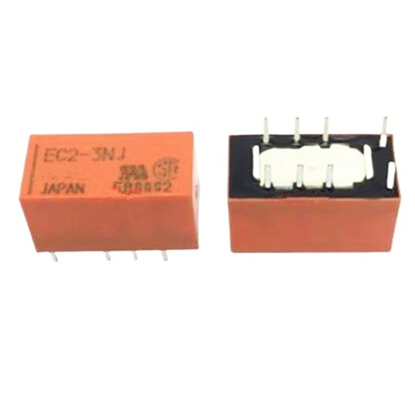 Relais EC2-3NJ commutateur électromécanique miniature 8 broches en lot de 10