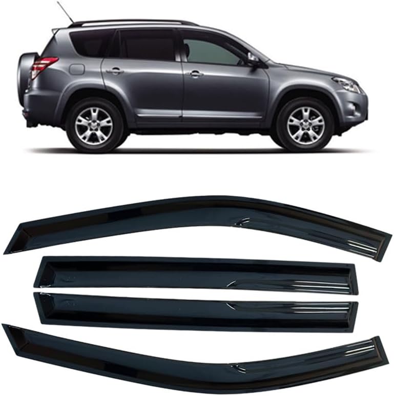 Window Visors Rain Guards for Toyota Rav4 2019 2020 2021 2022 2023 2024 Accessories, Wind Deflectors Vent Shades for Toyota Rav4 E65-for-Toyota-RAV4-19/24