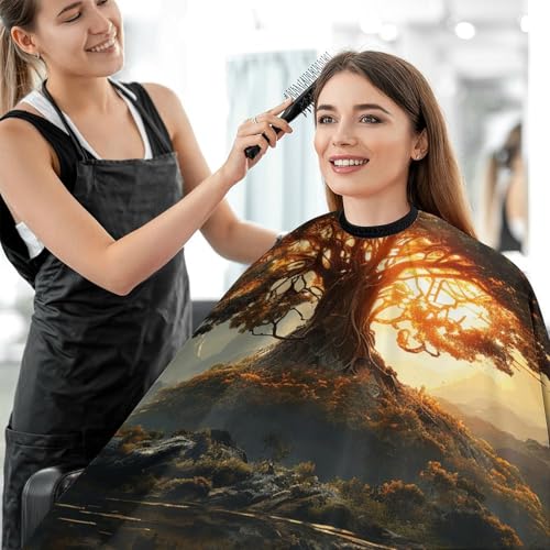 Capa para Corte de Cabello Natural Beauties 66.9x56.7 pulg miniatura 5