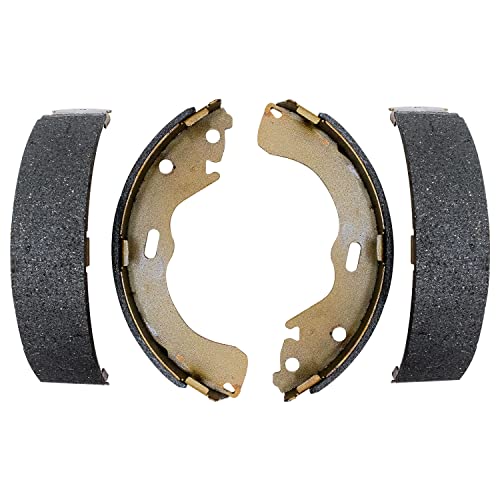 Image of Detroit Axle - Brake Kit for 2001-2007 Ford Escape, 2001-2006 Mazda Tribute, 2005-2007 Mercury Mariner, Front Rotors Ceramic Brake Pads Rear Drums Brake Shoes Front and Rear Replacement Kit