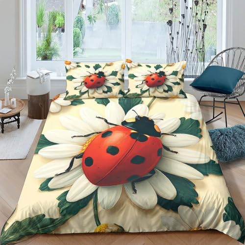 Housse de couette effet 3D vibrant parure de lit impressionniste King durable