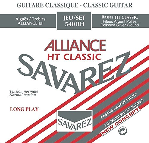 Savarez cordes pour guitare classique Alliance HT Classic 573R cordes simples Sol3 Cristal standard - Les Beatles, Paul McCartney, John Lennon, RIngo Starr, George Harrison Savarez cordes pour guitare classique Alliance HT Classic 573R cordes simples Sol3 Cristal standard