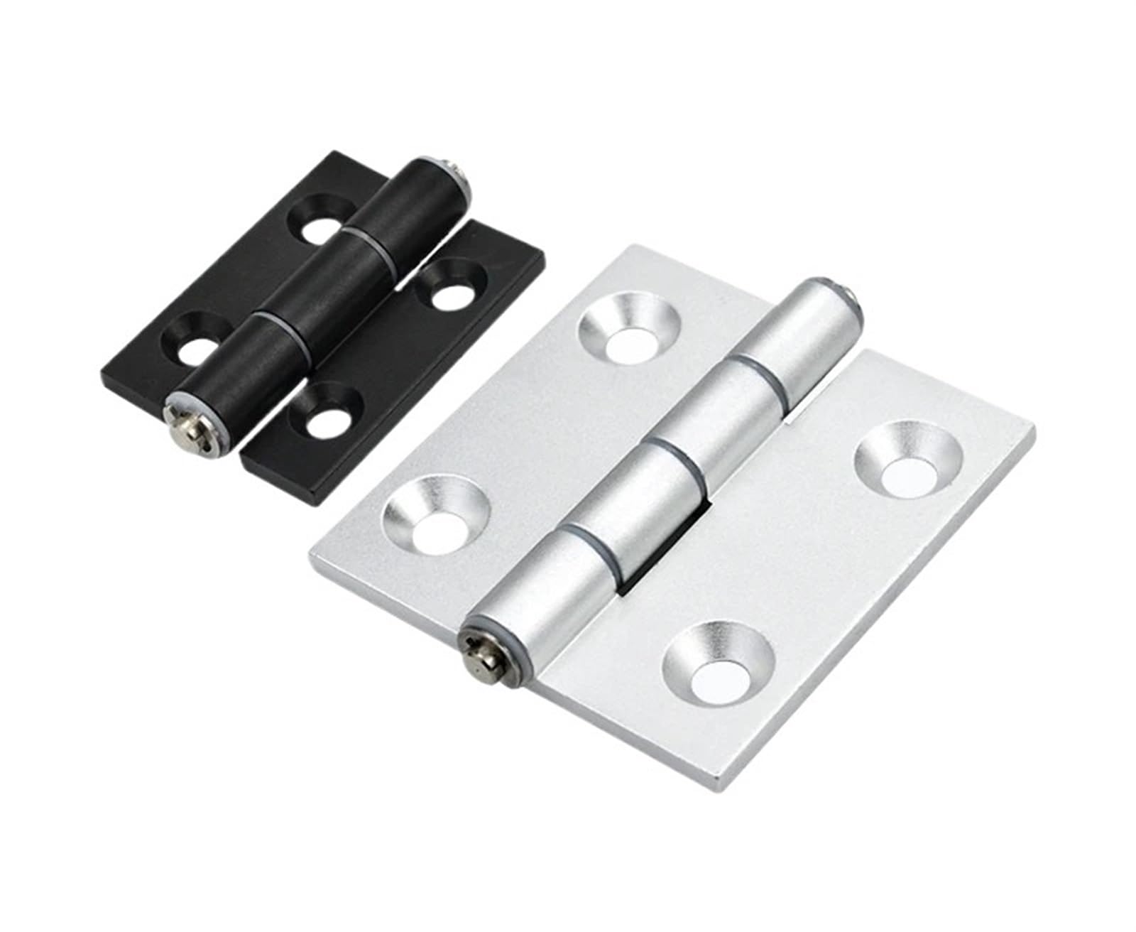 Charnière papillon HHPSN8 aluminium, finis les jeux de porte sur vos profilés