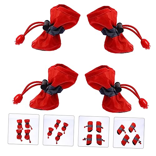Chaussures pour chiens de hiver antidérapantes bottines chaudes protection pattes - 8
