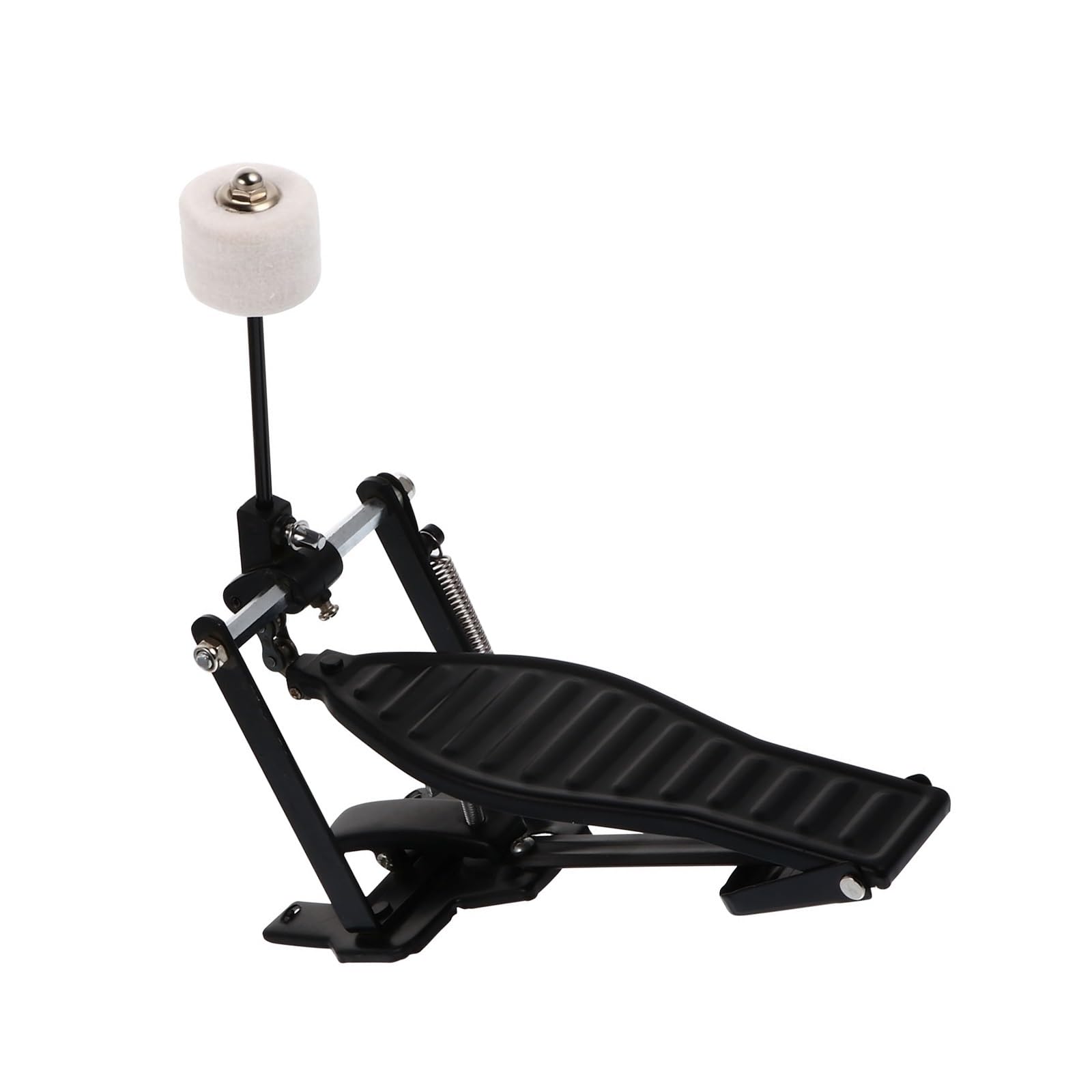 Pédale de grosse caisse Pédale De Grosse Caisse Durable Accessoires D'instrument De Pratique De Tambour À Pédale Unique Instrument De Pédale De Coup De Pied De Tambour Noir