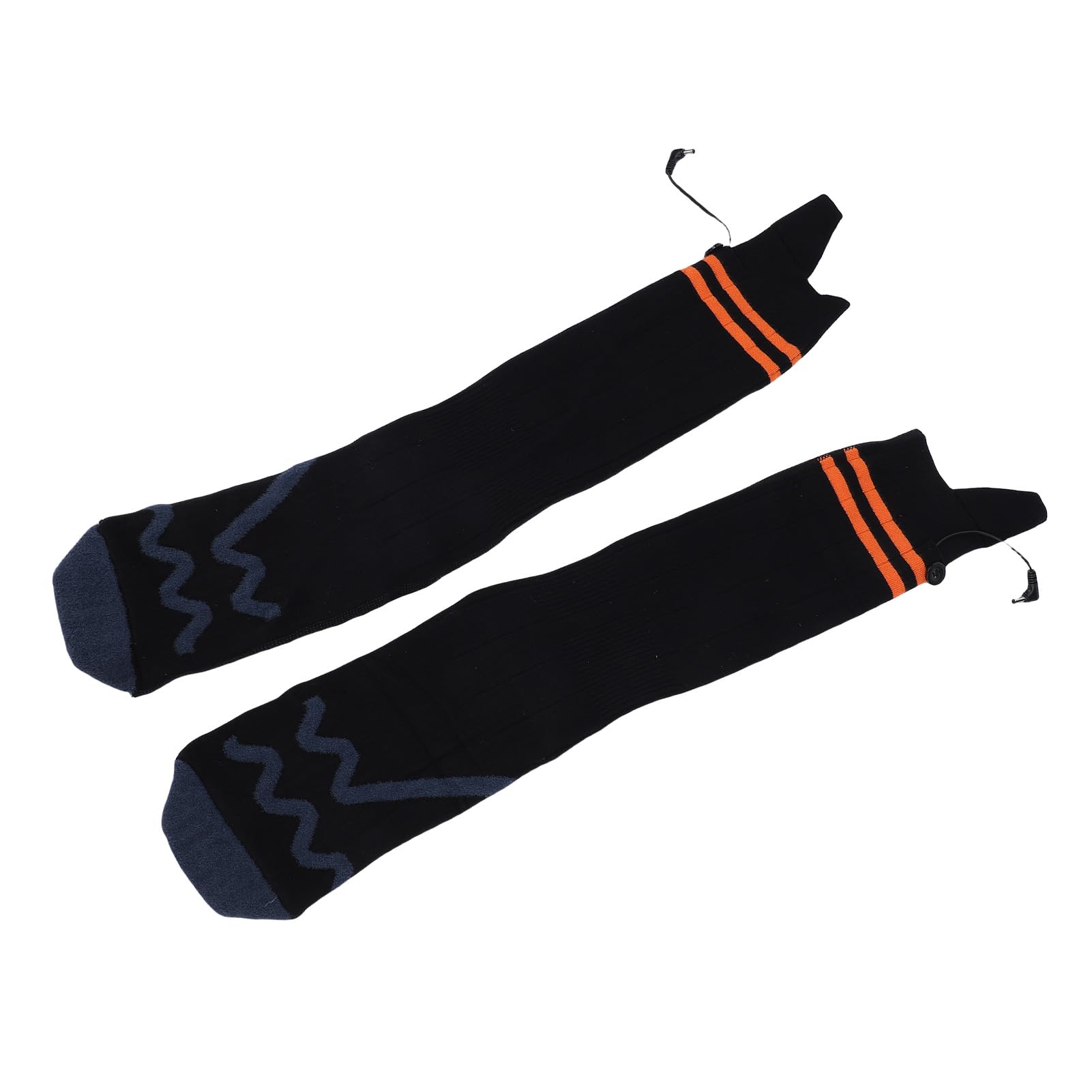 Chaussettes Chauffantes électriques Rechargeables Chaleur Rapide pour Le Travail en Plein Air en Hiver Ski Camping avec 4 Réglages de Température pour Hommes et Femmes 2 Paires Noir