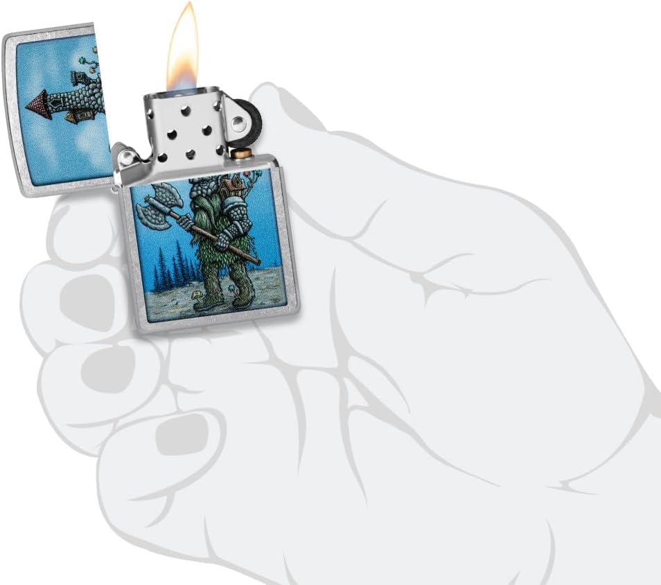 Encendedor Zippo personalizado con grabado en diseño de castillo miniatura 5