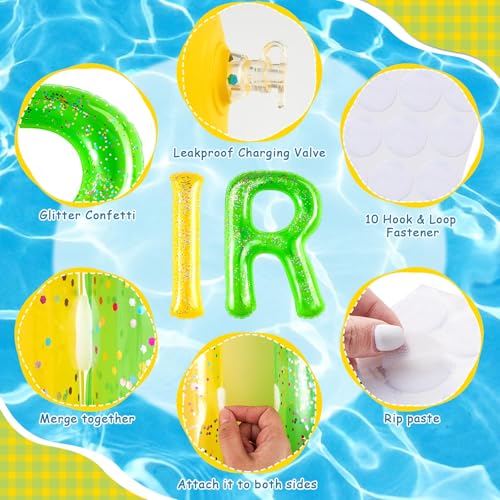 Sumind 20''Happy Birthday Floating Pool Letters, Colorful - image 4