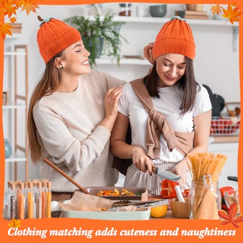 Gorro Tarpop de Lana Calabaza para Mujer 3 Piezas miniatura 5